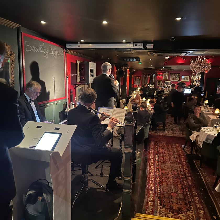 Boisdale of Belgravia - English Restaurant,Scottish Restaurant,British,Lounges,Jazz & Blues - restaurants,burgers,cheese,well,outdoor seating,dinner,chips,snacks,chicken sandwiches,flat whites,jazz music,cigars,good for special occasions,black pudding,cognac,Bordeaux
