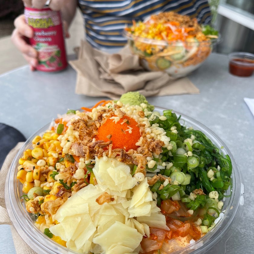 Poke Poke Fish Bar - Sushi Restaurant,Seafood Restaurant - clean,rice,peppers,mango,pearls,good for groups,edamame,seaweed salad,house sauce,good for singles