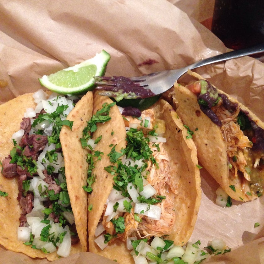 Uno Dos Tacos - Latin American Restaurant,Taco Restaurant,Mexican,Bars,Salad - meats,salads,well,lunch,vegetables,healthy food,tacos,outdoor seating,liquor,dinner,crowded,bacon,happy hour,margaritas,salsa,good for a quick meal,quick service,good for groups,agua fresca