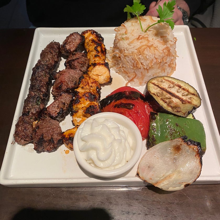 Naya Express - Lebanese Restaurant,Mediterranean Restaurant - lunch,clean,rice,spicy food,dips