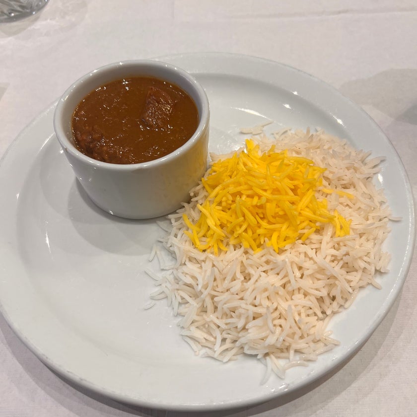 Sufi Restaurant - Caribbean Restaurant,Mediterranean Restaurant,Persian Restaurant,Persian/Iranian - friendly staff,well,clean,rice,bread,dinner,great value,comfortable,stew,handmade,saffron ice cream