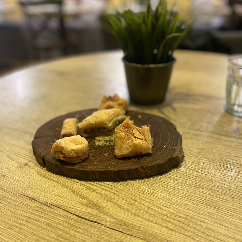 Chamisse - Halal Restaurant,Lebanese Restaurant,Mediterranean Restaurant - desserts,friendly staff,lunch,wine,great value,free Wifi,big portions,spicy potatoes,nice food