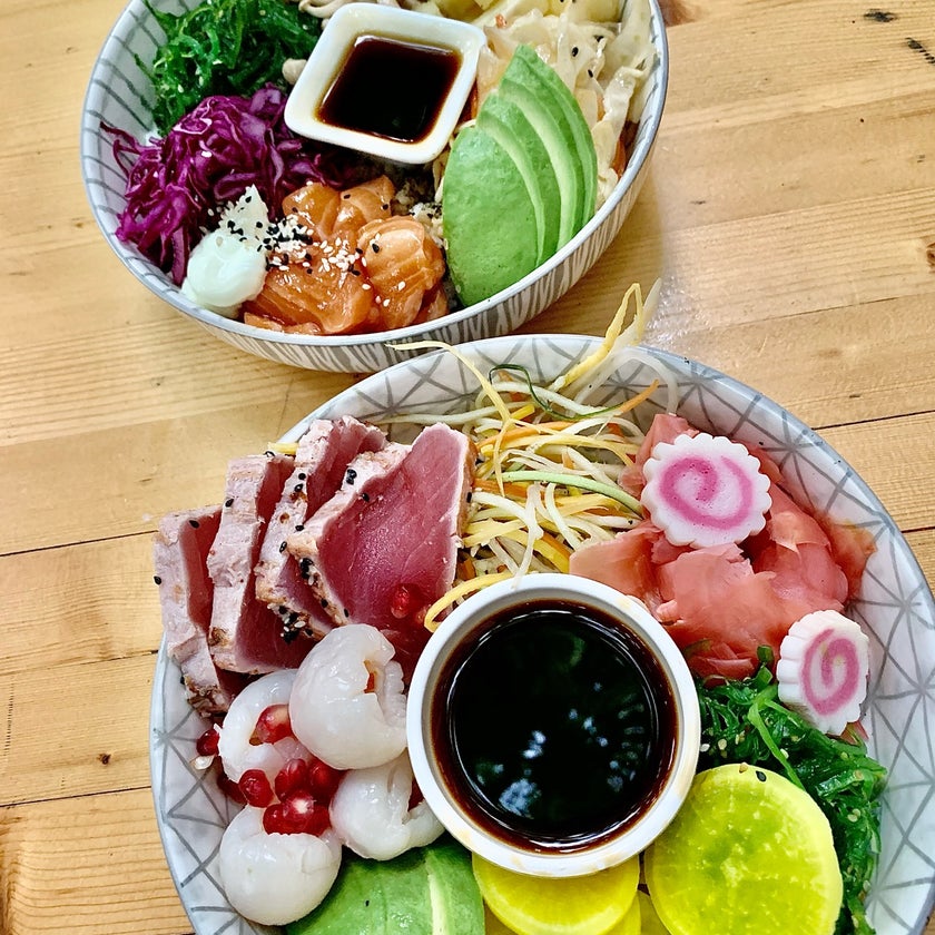 Raj w Niebie - Hawaiian Restaurant - restaurants,breakfast food,cocktails,cute,gardens,cucumbers,bowl dishes