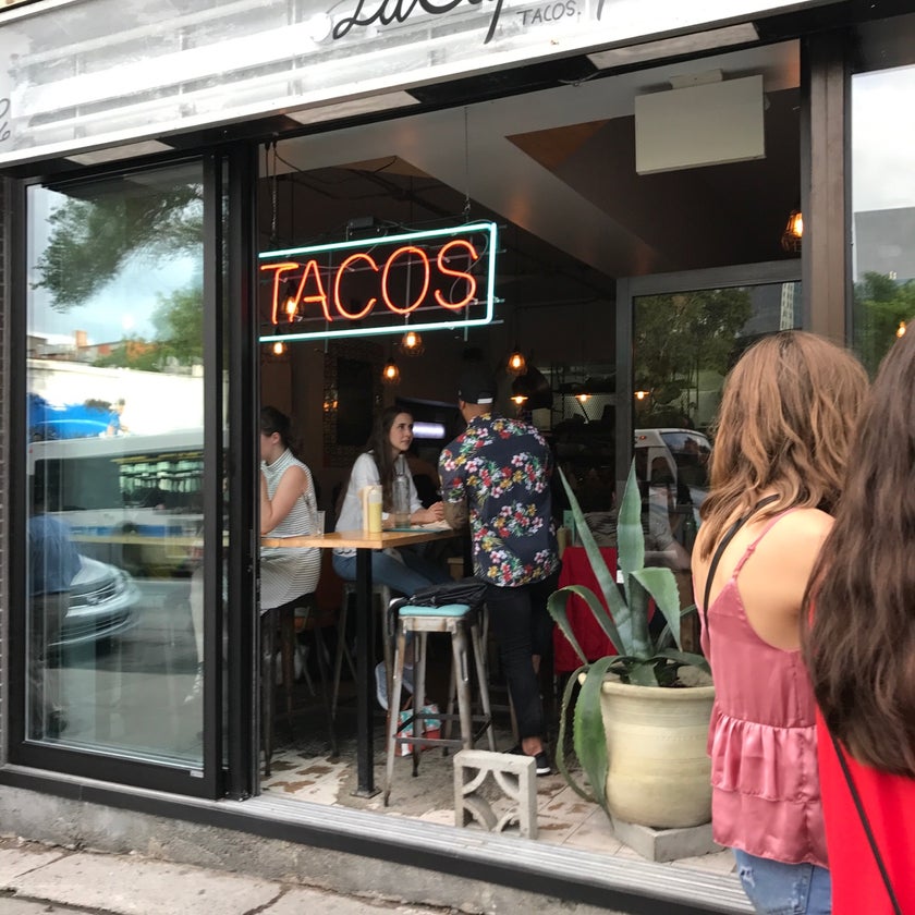 La Capital Tacos - Taco Restaurant - town,tacos,spicy food,crowded,margaritas,quesadillas,relish,good for a quick meal,micheladas,al pastor,changing menu,habanero,pico,beer battered,grilled pineapple,good for singles,chinatown,delicioussss