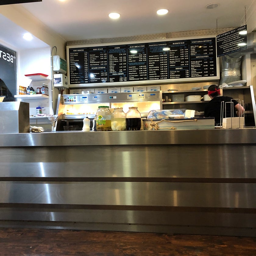 Oban Fish and Chip Shop - Fish and Chips Shop,Fast Food Restaurant - bar,fish,healthy food,chips,great value,good for groups,haddock,hand cut
