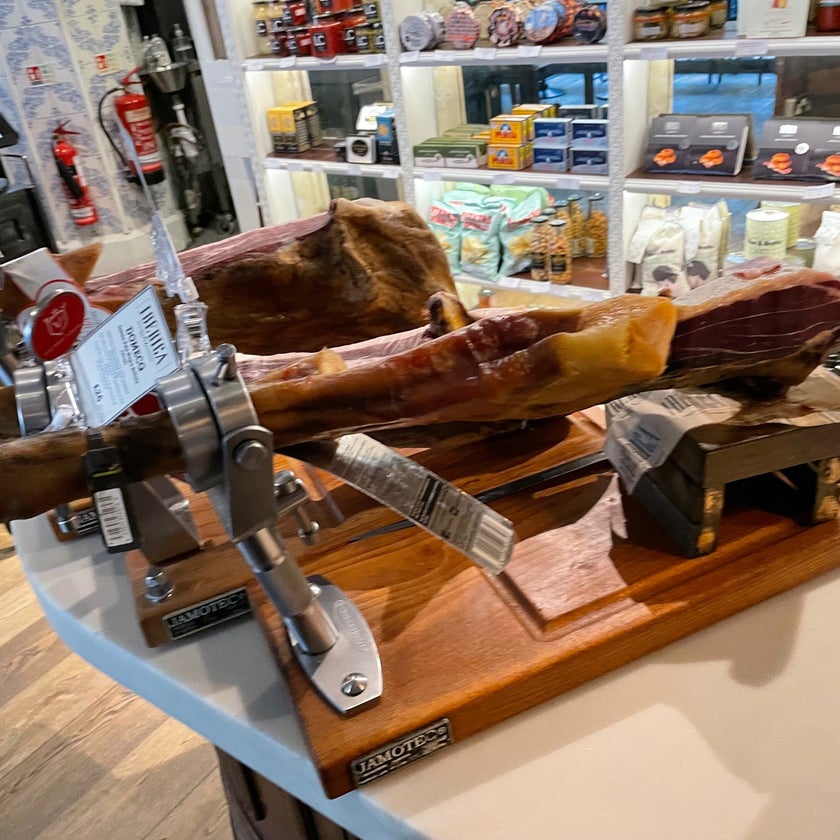 Iberica Marylebone - Tapas Restaurant - restaurants,bar,desserts,lunch,healthy food,town,rice,dinner,crowded,peppers,toast,trendy,good for dates,ham,sangria,asparagus,truffle oil,good for groups,good for special occasions,squid ink,black rice