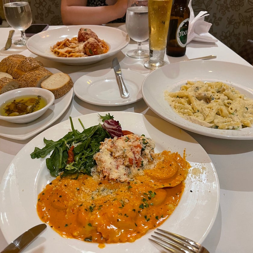 Capriccio - Italian Restaurant - staff,brunch food,cocktails,dinner,bacon,spinach,air conditioning,pesto,olive oil,asparagus,wild mushrooms,pink sauce,ulysses