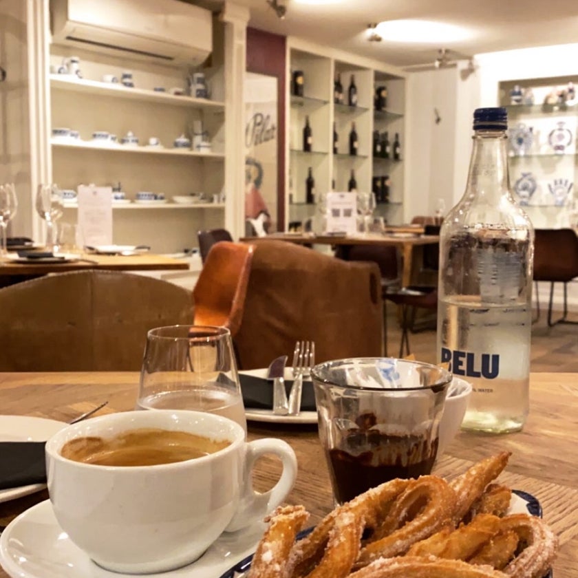 Iberica Marylebone - Tapas Restaurant - restaurants,bar,desserts,lunch,healthy food,town,rice,dinner,crowded,peppers,toast,trendy,good for dates,ham,sangria,asparagus,truffle oil,good for groups,good for special occasions,squid ink,black rice