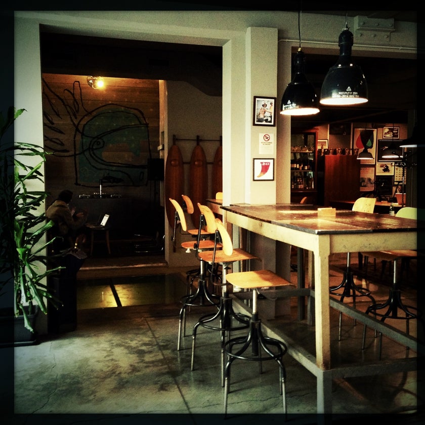 Deus Cafe Milano - Bar,Café,Restaurant - restaurants,bar,sandwiches,pricey,music,lunch,brunch food,liquor,dinner,crowded,buffet,gardens,spacious,biking,trendy,good for groups,good for special occasions,Moscow Mule,aperitivo,good for singles,hipster area
