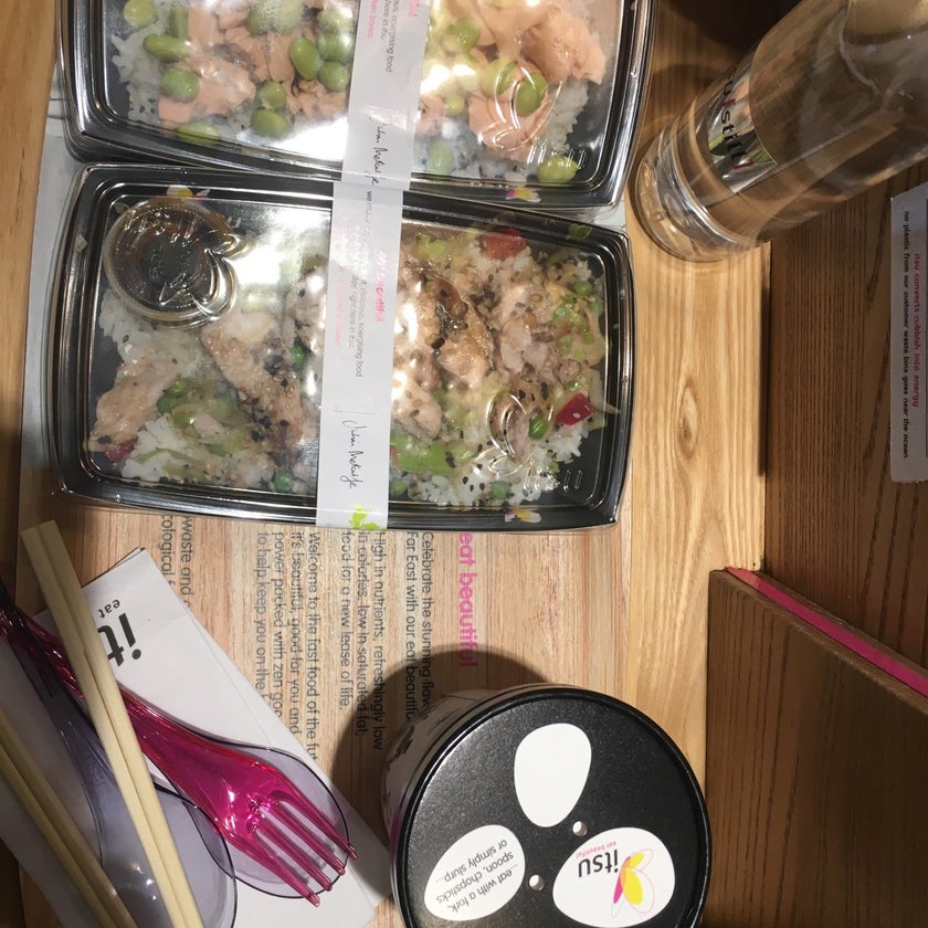 Itsu - Fast Food Restaurant,Sushi Restaurant,Japanese,Breakfast & Brunch,Sushi Bars - breakfast food,soup,lunch,clean,sushi,great value,snacks,fast food,good for a quick meal,complimentary coffee
