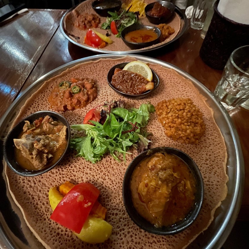 Little Africa - Ethiopian Restaurant - friendly staff,vegetarian food,great value,ethiopian beer,nice ambience