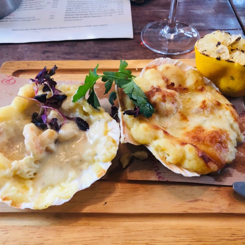 Annie's - English Restaurant,Brasserie - restaurants,breakfast food,lunch,brunch food,healthy food,outdoor seating,liquor,dinner,curry,sorbet,poached eggs,halloumi cheese,good for special occasions,sticky toffee pudding