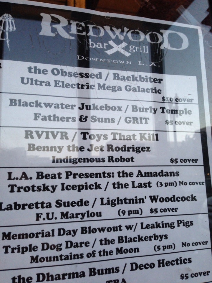 Redwood Bar and Grill bar in Los Angeles