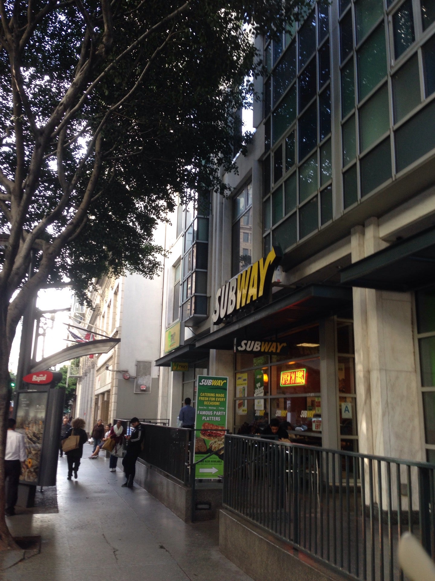 Subway restaurant in Los Angeles