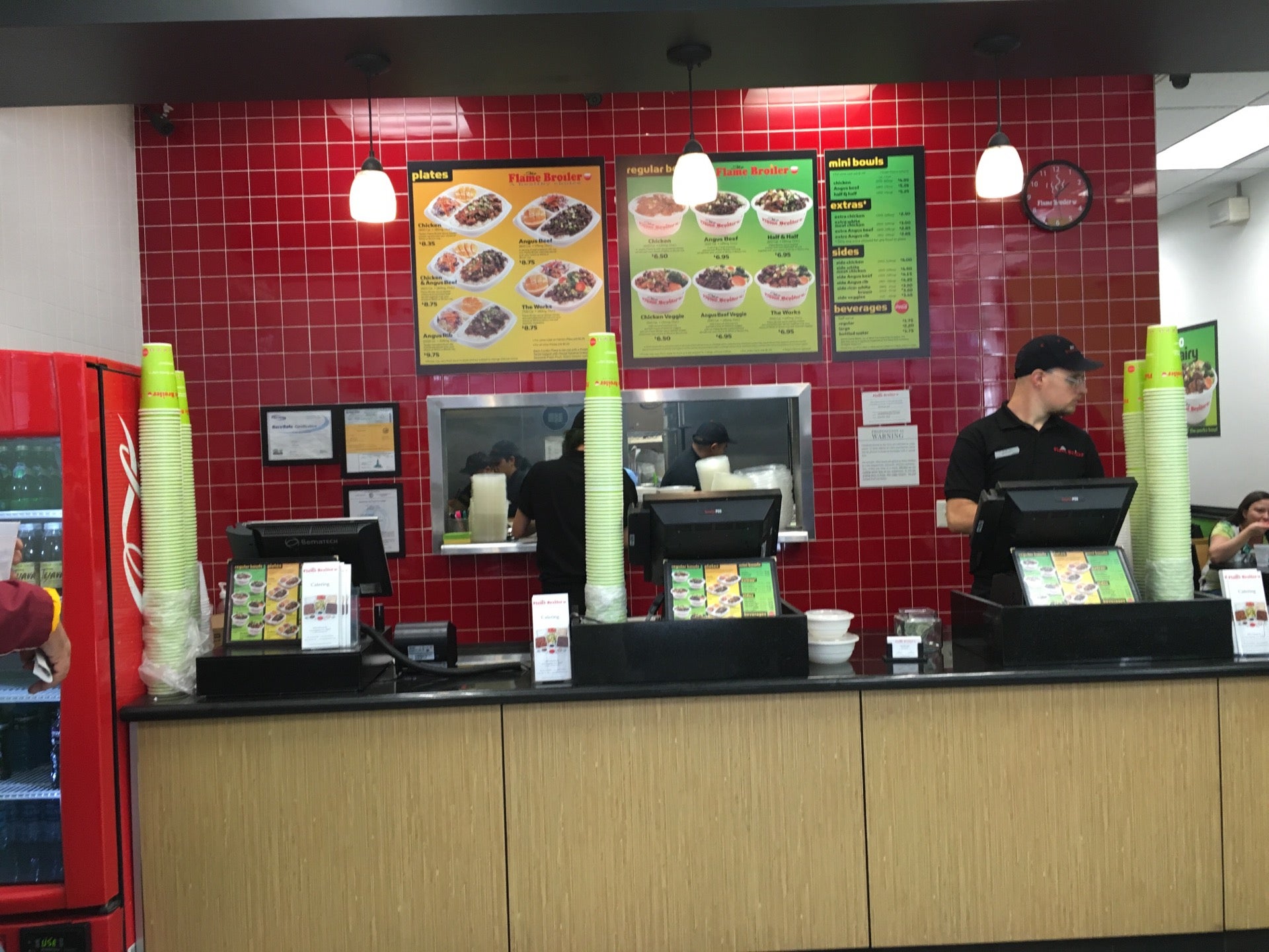 The Flame Broiler restaurant in Los Angeles