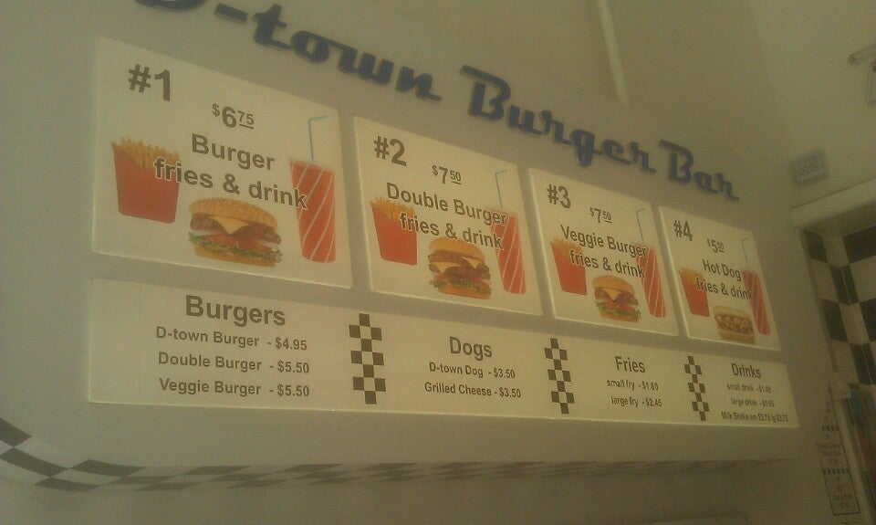 D-Town Burger Bar bar in Los Angeles