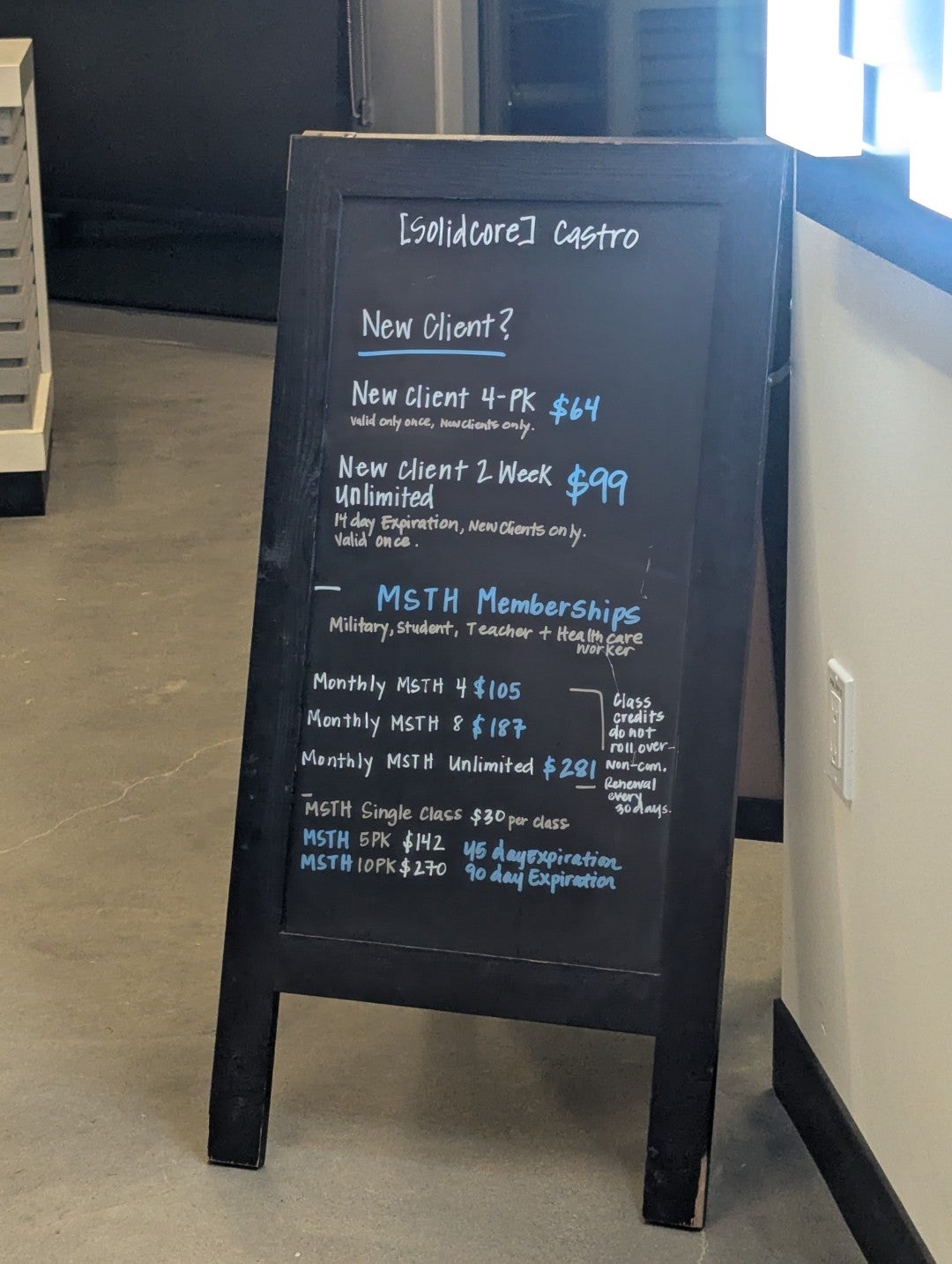 Solidcore fitness in San Francisco