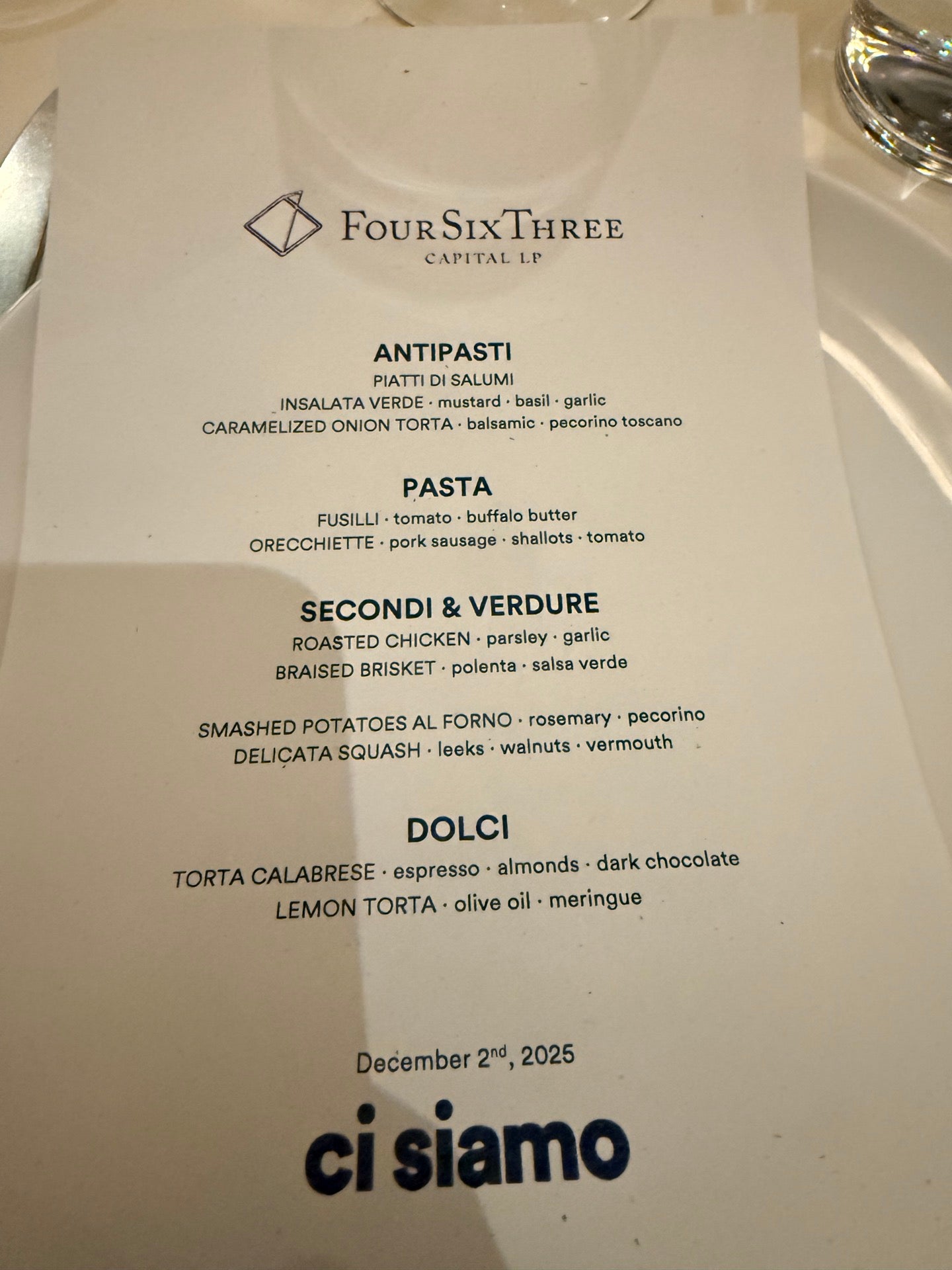 Ci Siamo in New York, United States