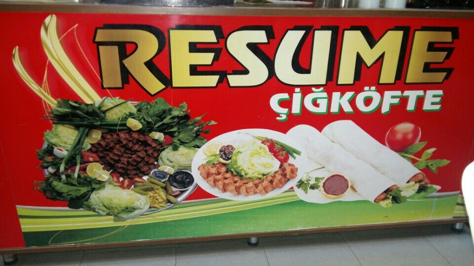 Resume Çiğ Köfte