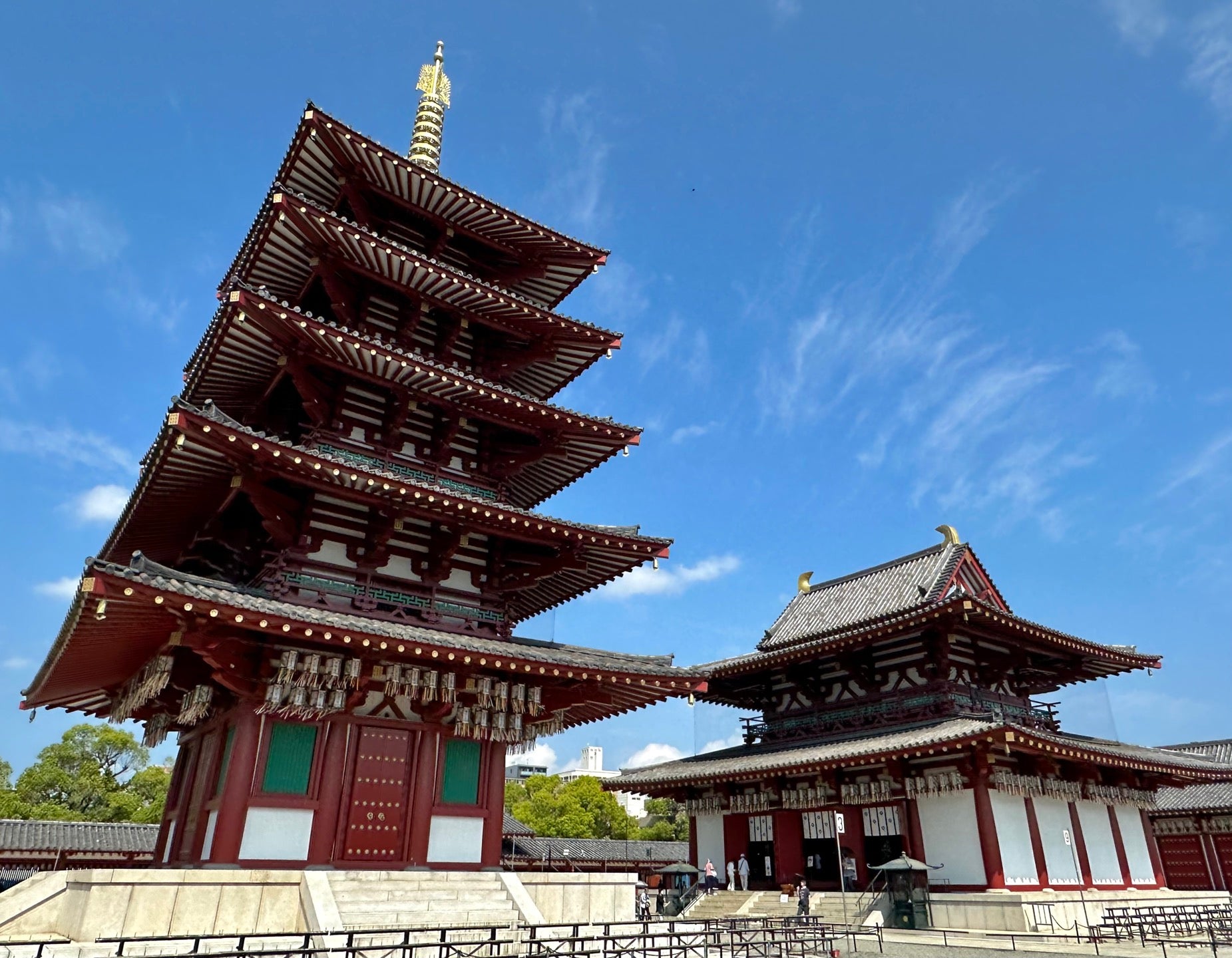 Shitennō-ji in Osaka, Japan
