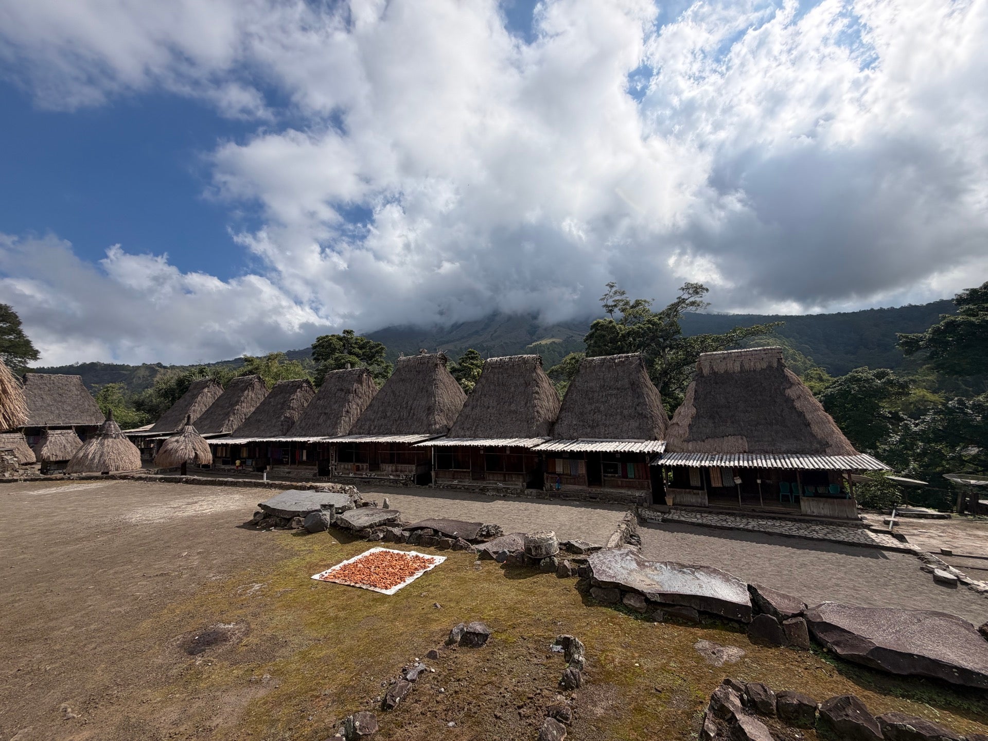 Bena Traditional Village (Thatched Roof Village) in Labuan Bajo, Indonesia