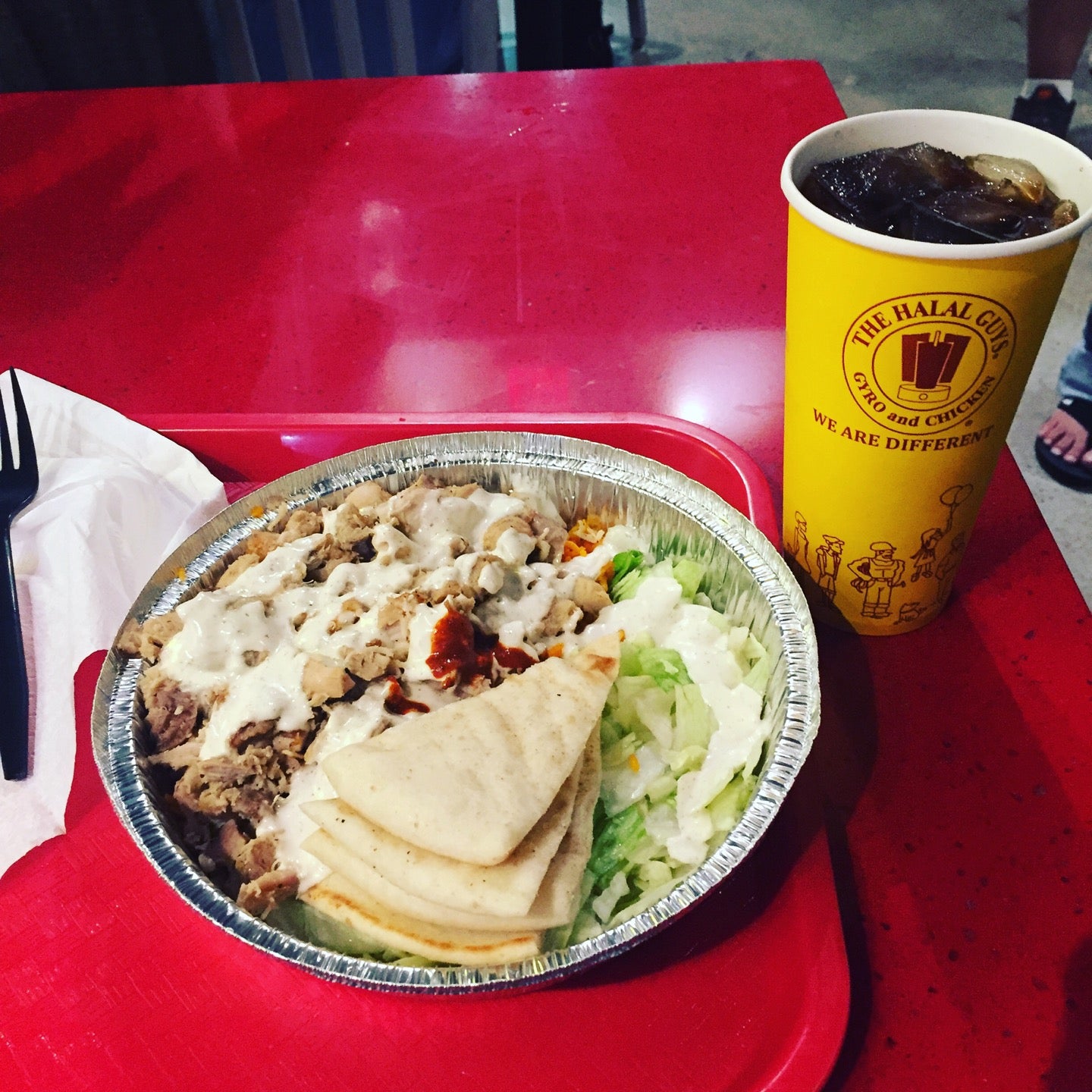 The Halal Guys restaurant in Los Angeles