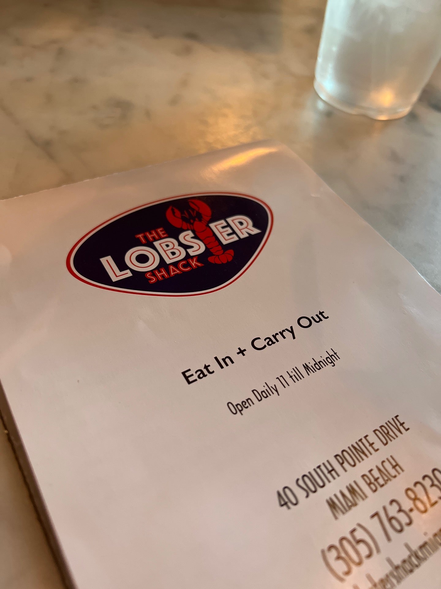 The Lobster Shack restaurant in Miami Beach