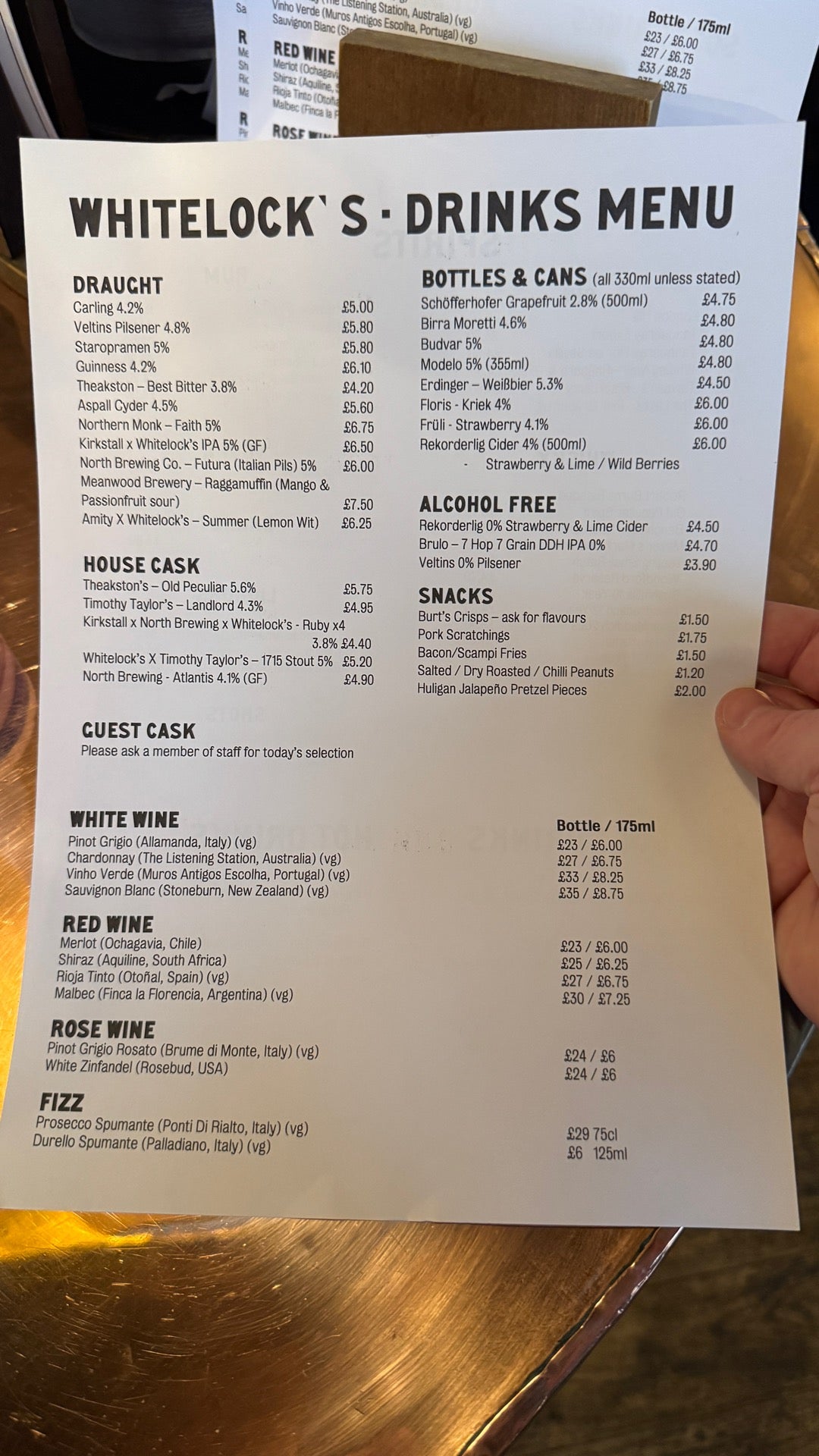 Whitelocks Ale House - Leeds bar