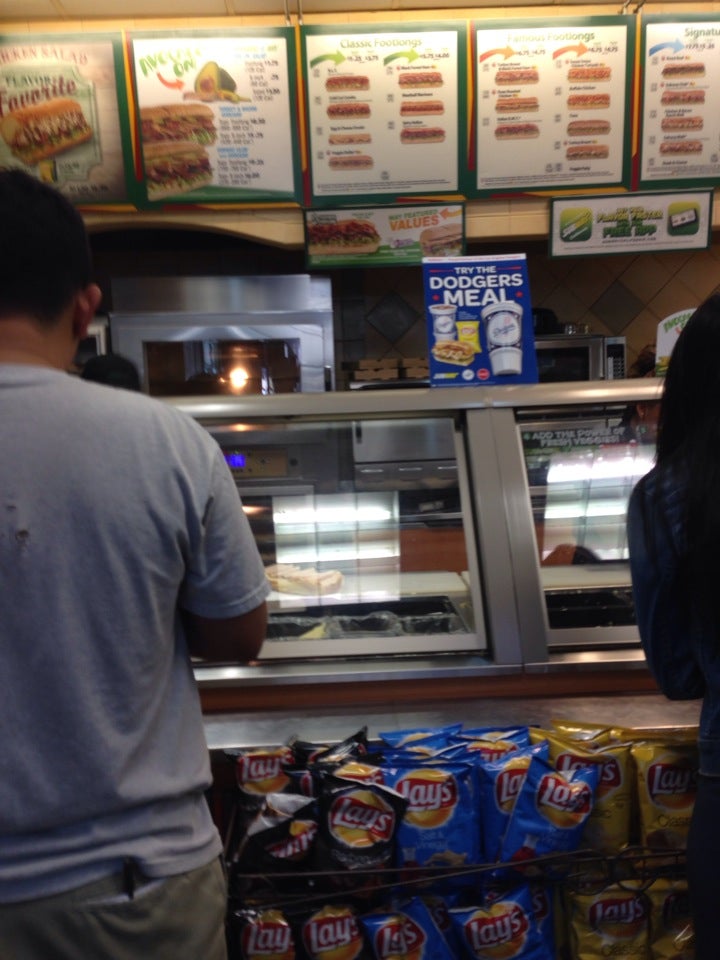 Subway restaurant in Santa Monica