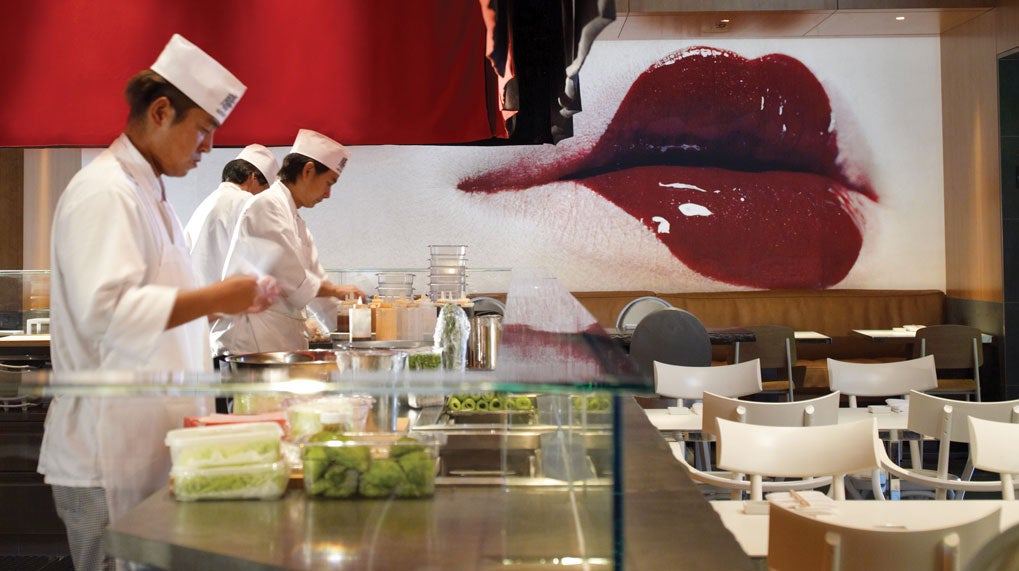 Katsuya Hollywood restaurant in Los Angeles