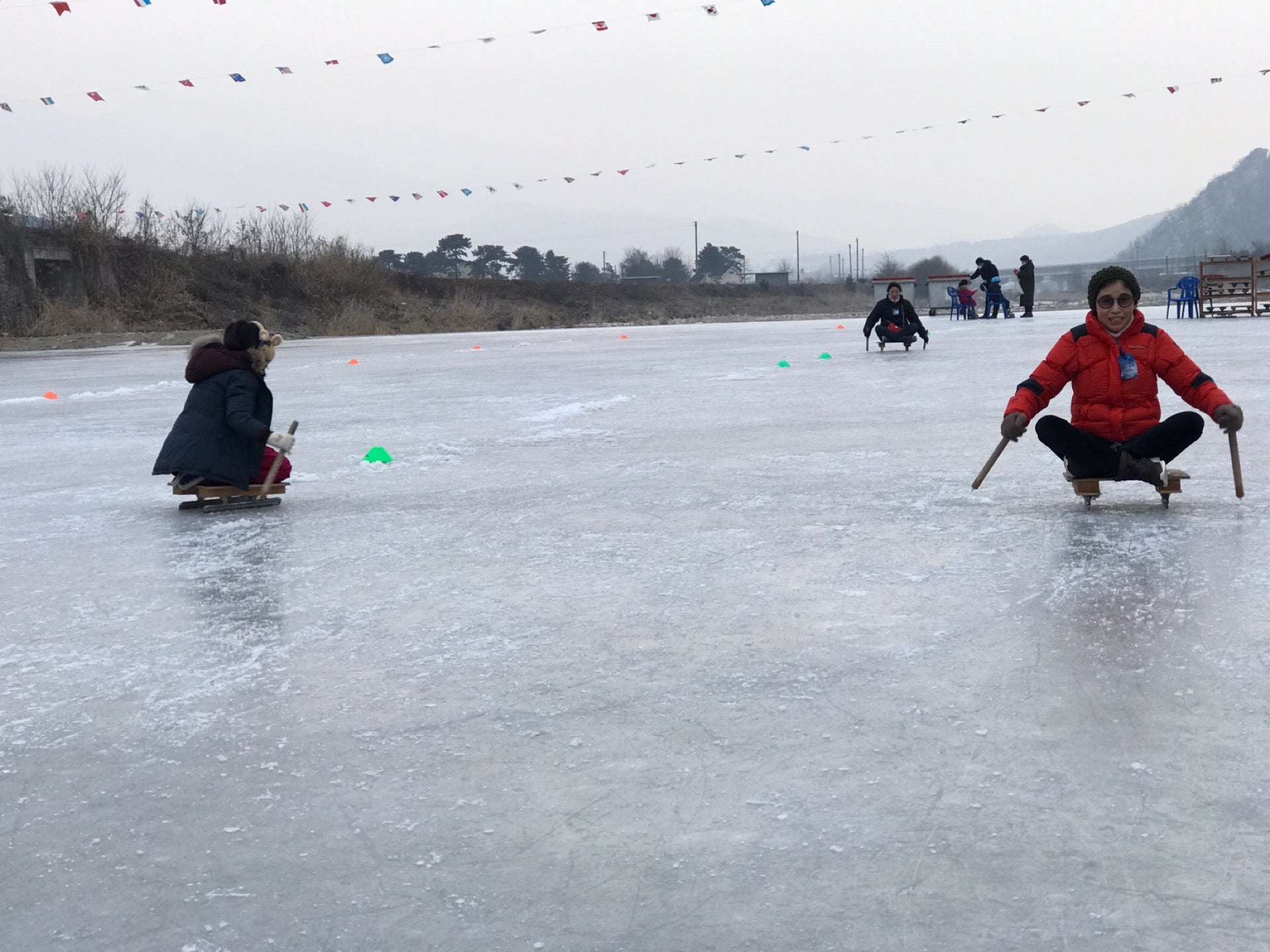 이동공부방 무료 썰매장 스케이트장