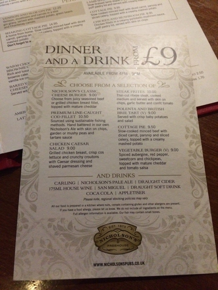 The Shakespeare Inn - Birmingham bar