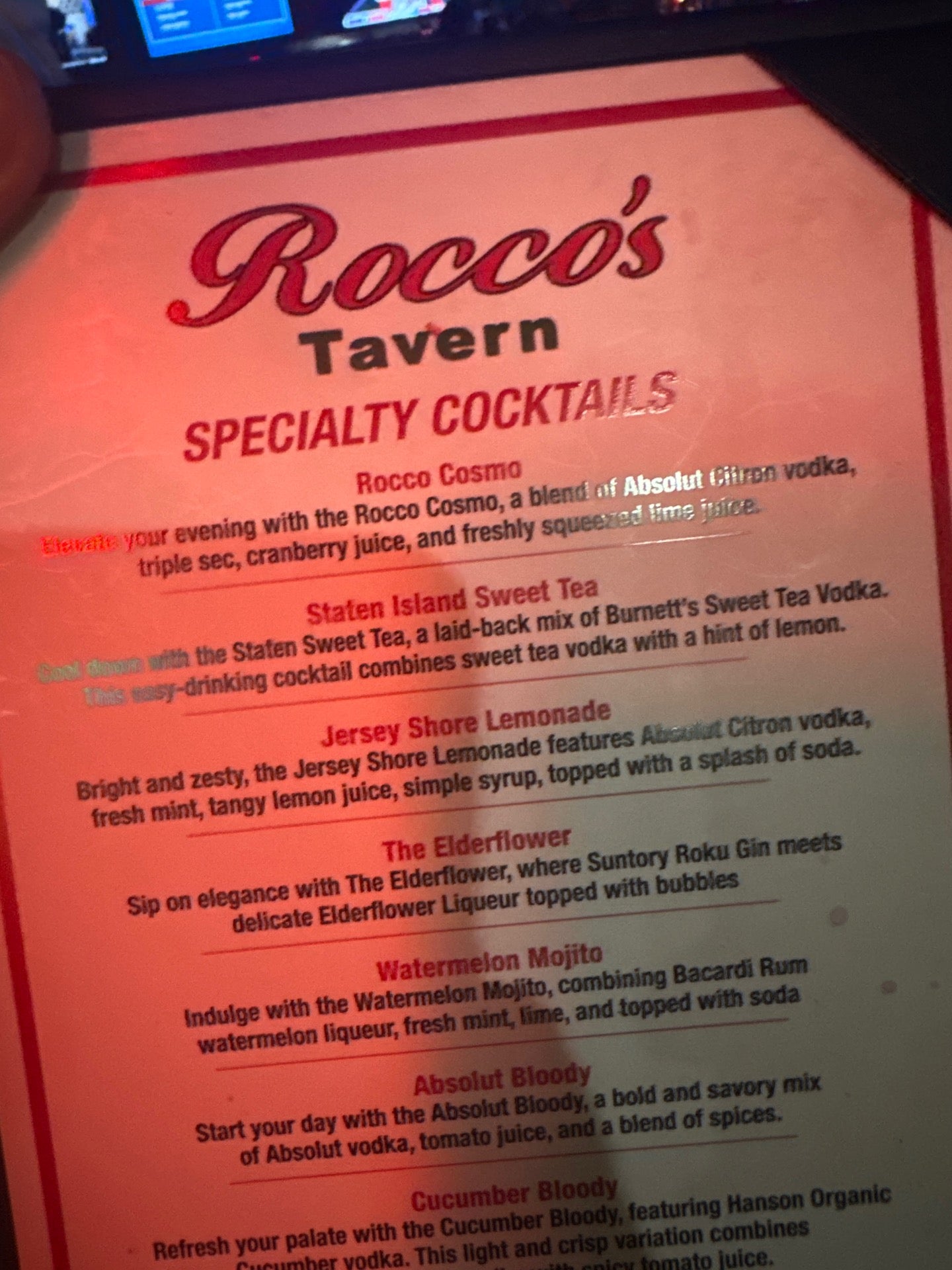 Rocco's Tavern cover photo