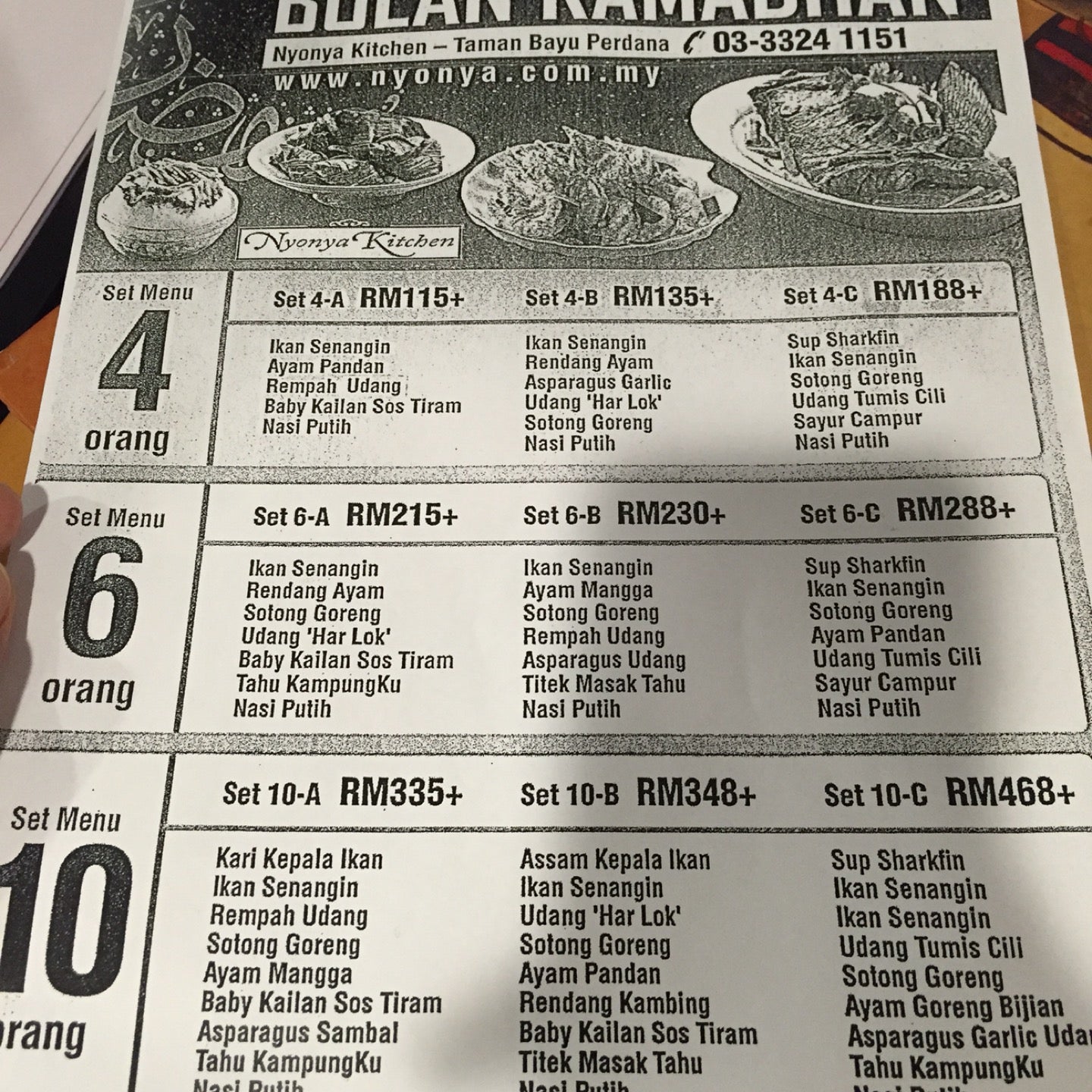 Nyonya Kitchen Caterers 220 222 Jalan Batu Unjur 7 Klang