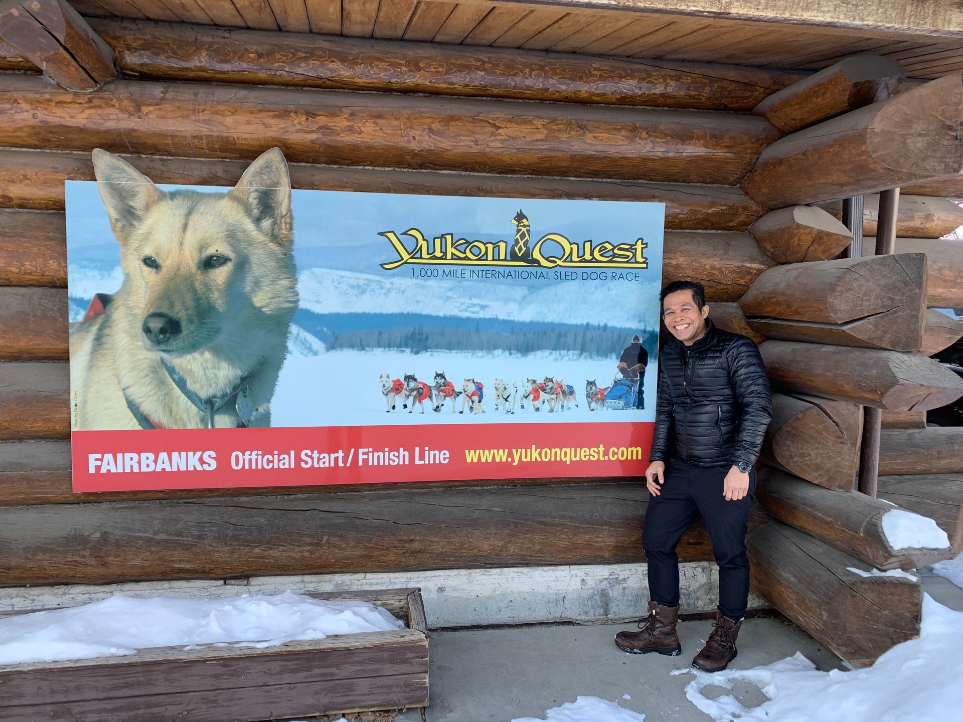 Yukon Quest Log Cabin