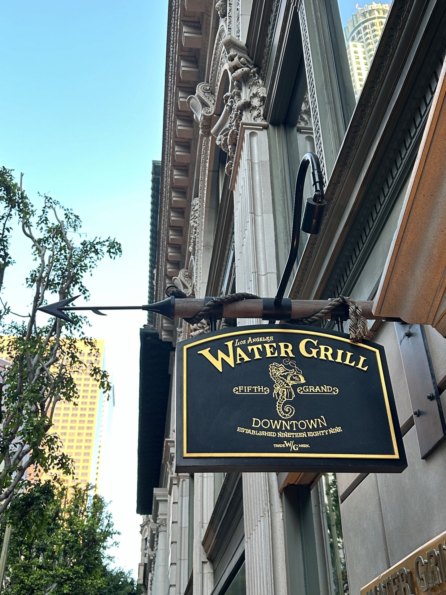 Water Grill restaurant in Los Angeles