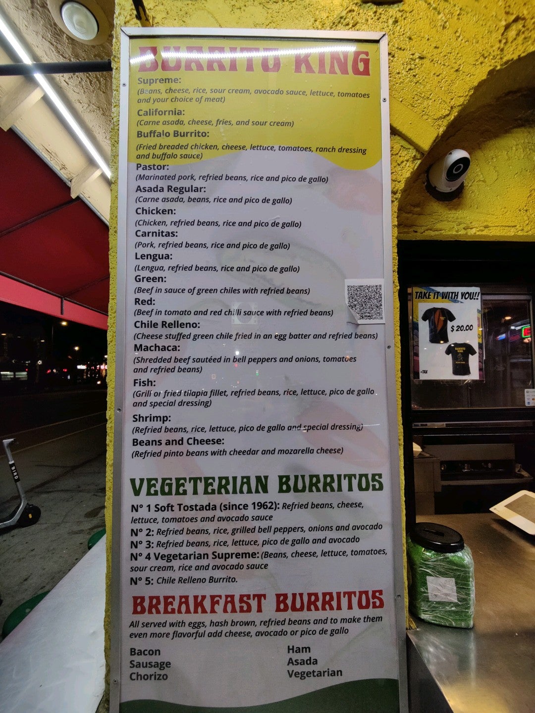 Burrito King restaurant in Los Angeles