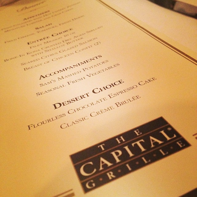 The Capital Grille restaurant in Miami