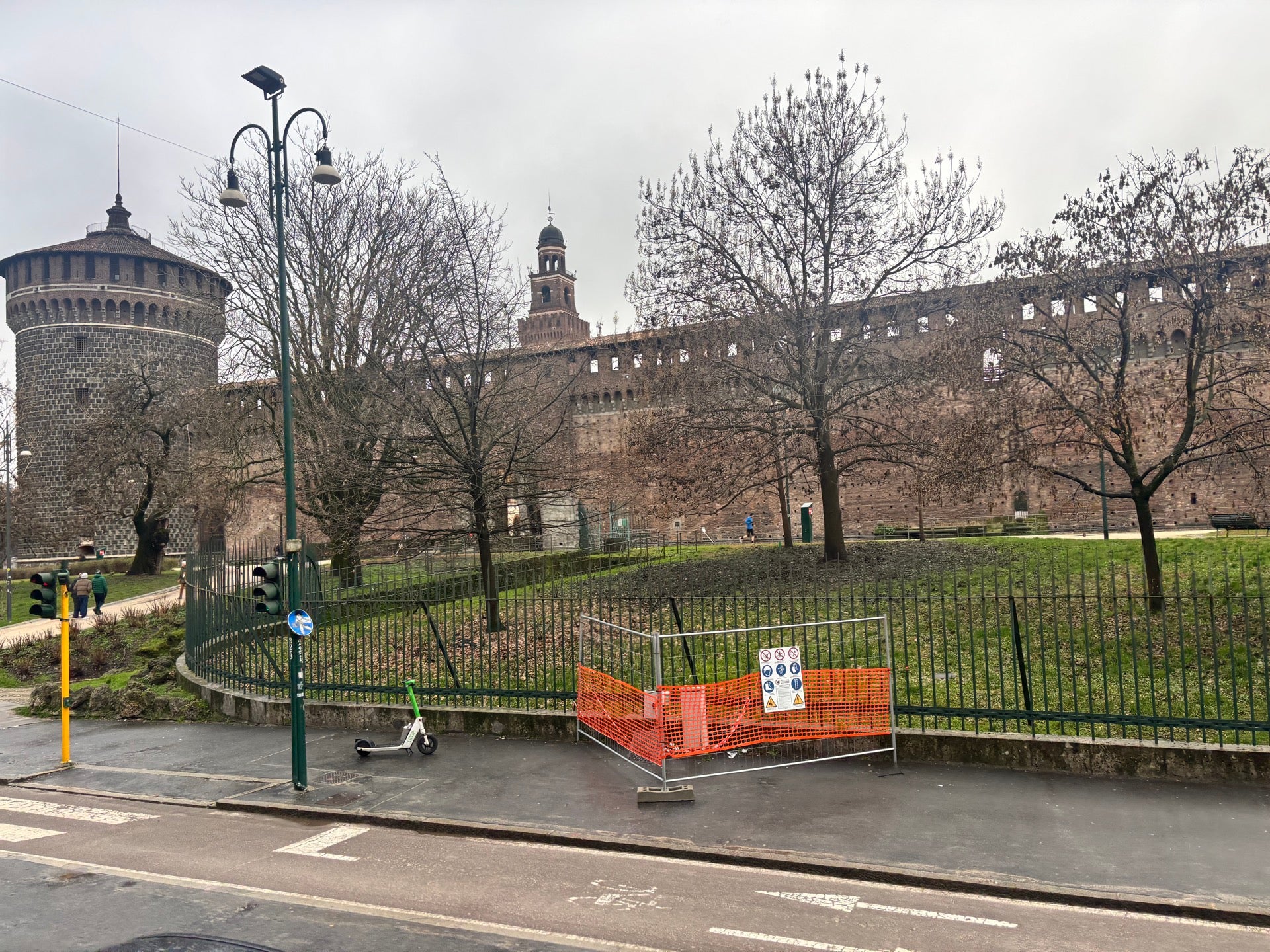 Sforza Castle (Castello Sforzesco) - Milan cafe