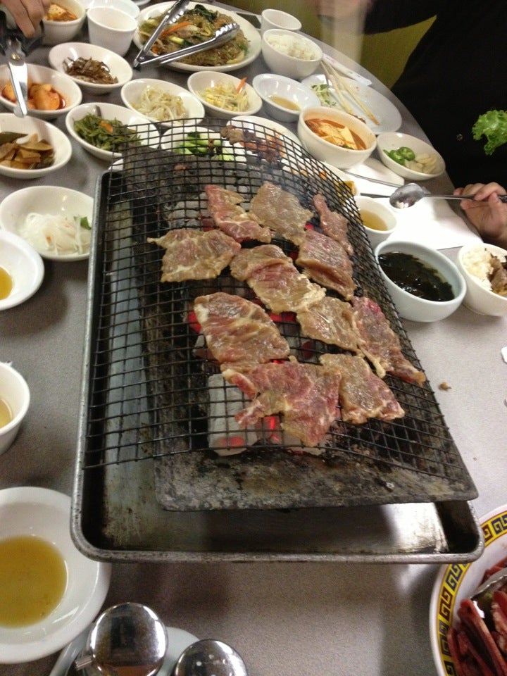 Korean Village Wooden Charcoal BBQ House