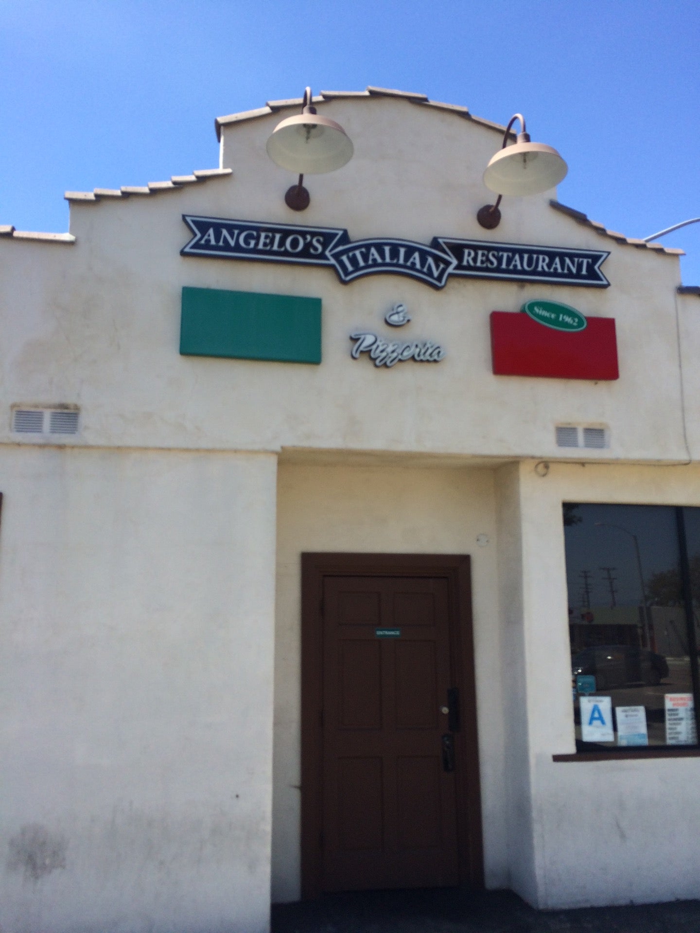 Angelo's Italian Restaurant & Pizzeria 1540 W Valley Blvd Alhambra