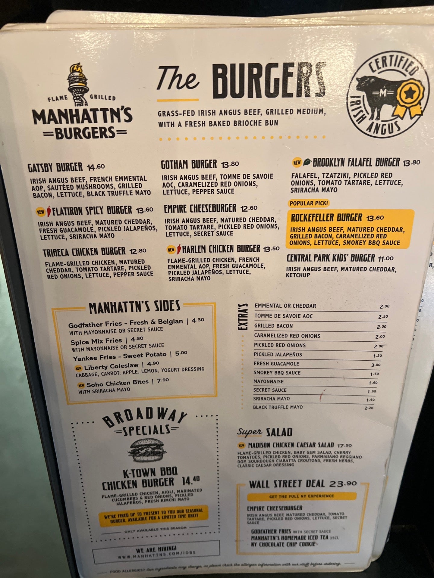 Manhattn's Burgers - Brussels restaurant