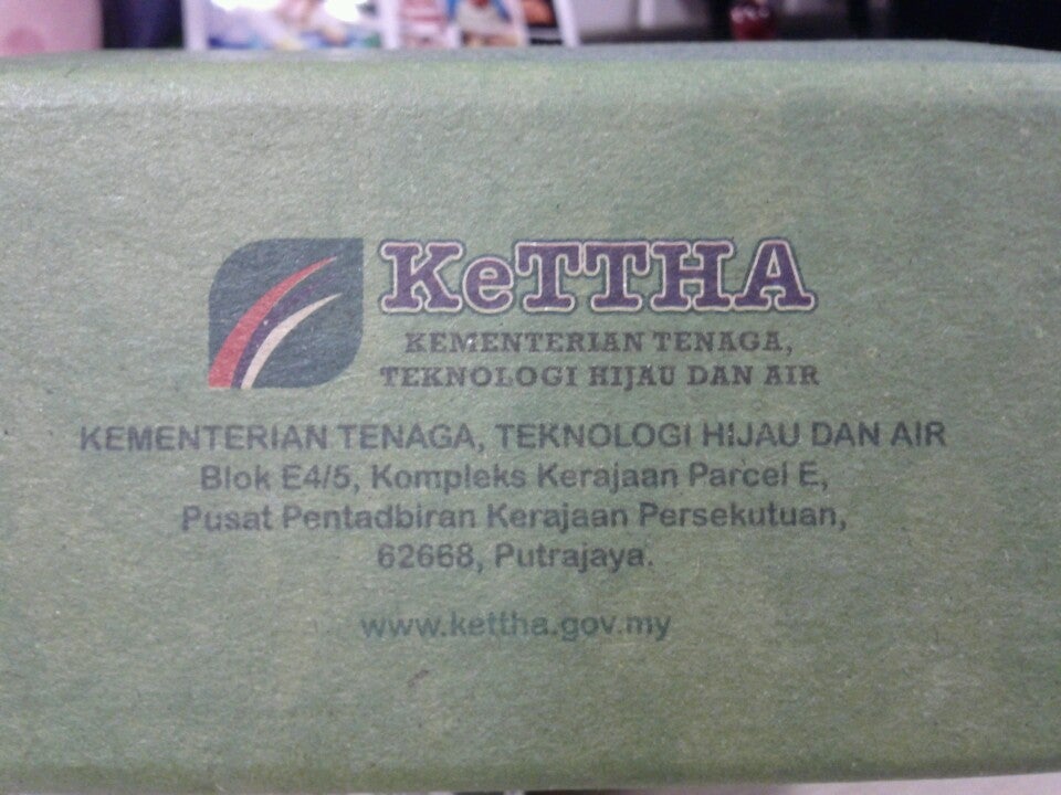 Kementerian Tenaga Teknologi Hijau Dan Air Kettha Block E4 5 Parcel E Putrajaya
