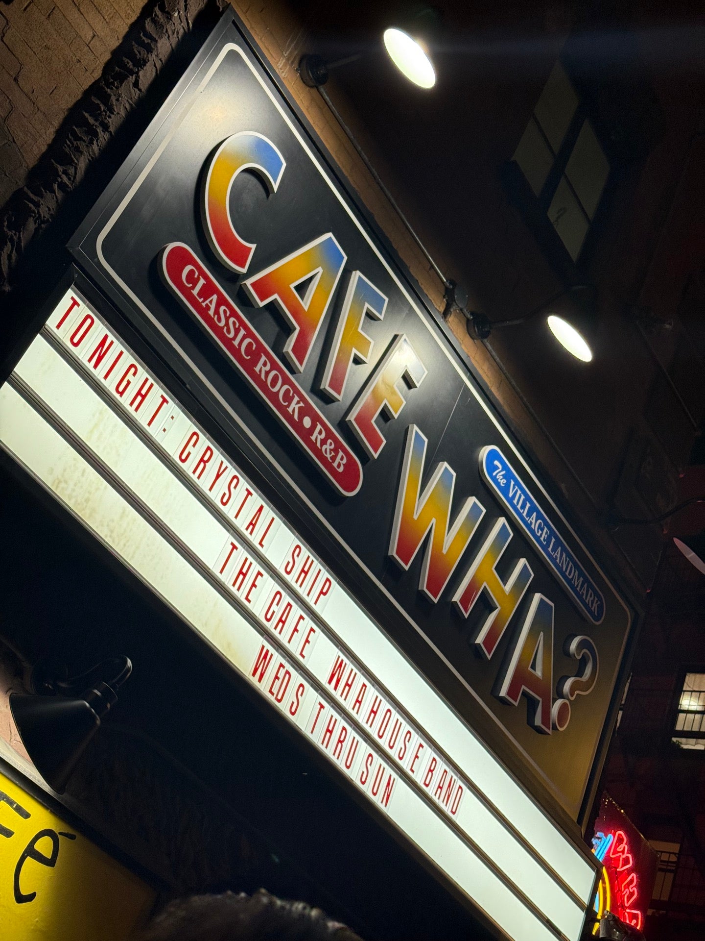 Cafe Wha cafe in New York