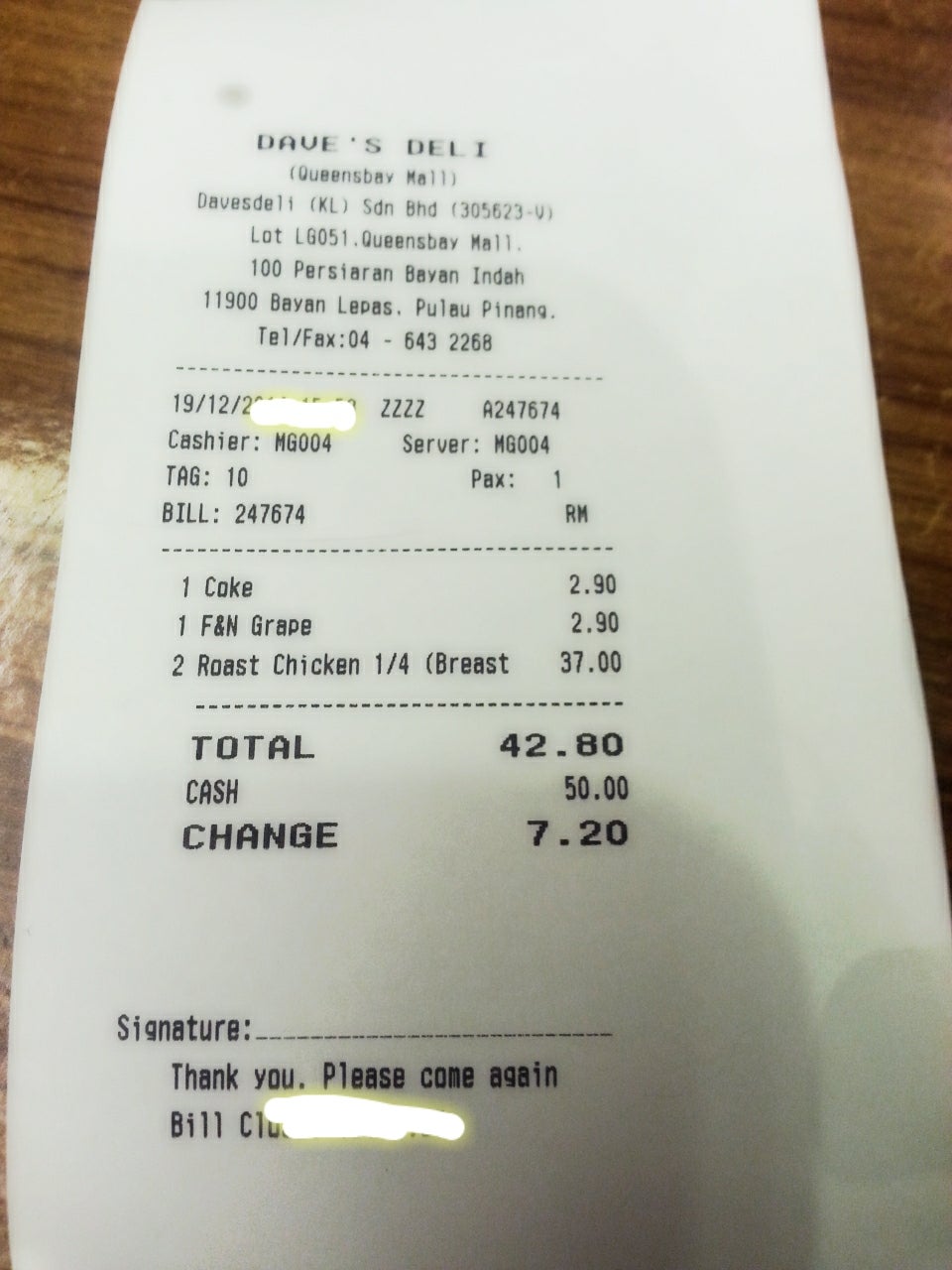 Dave's Deli Queensbay Mall Bayan Lepas