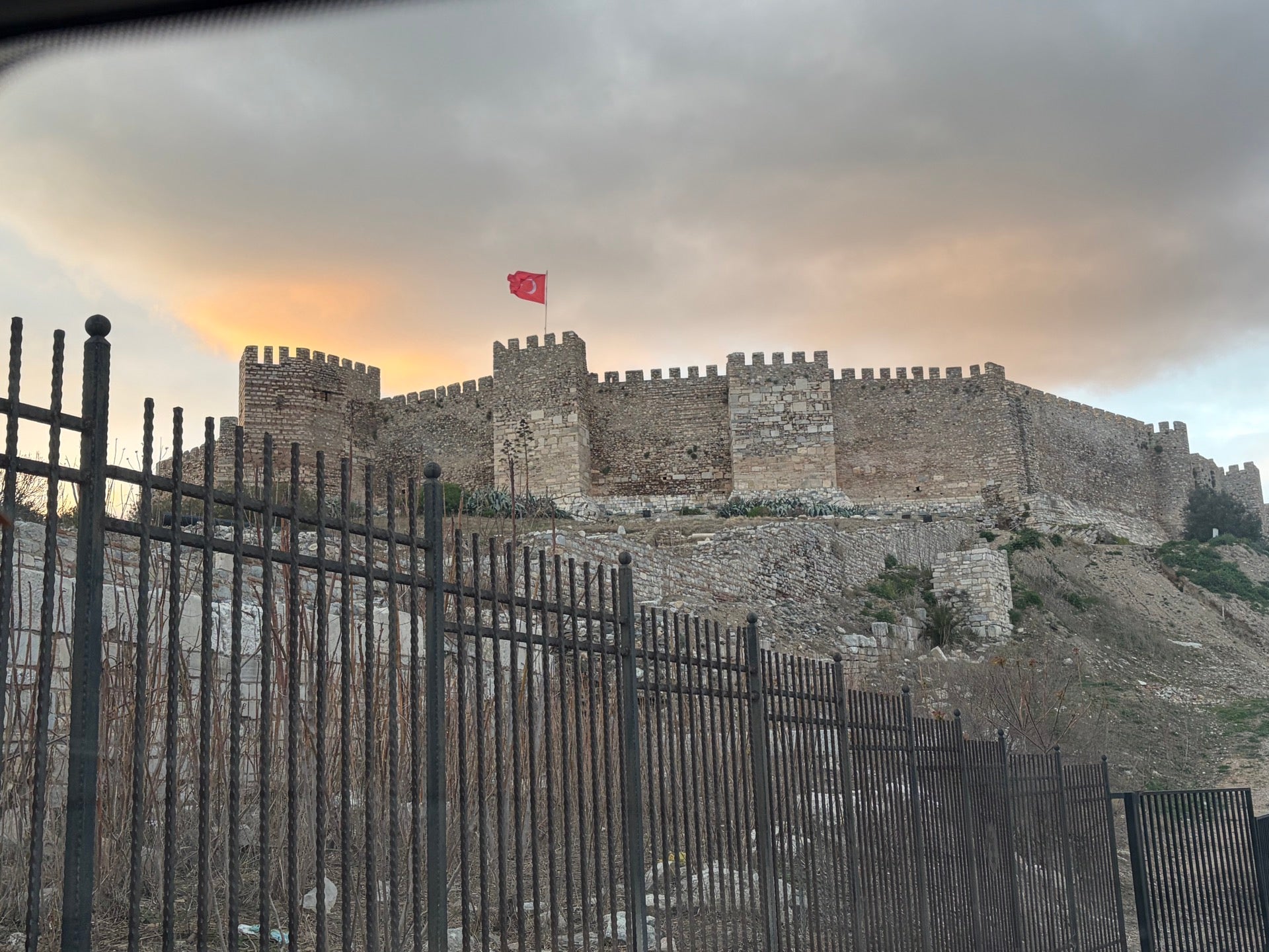 Ayasuluk Citadel in Selcuk, Turkey