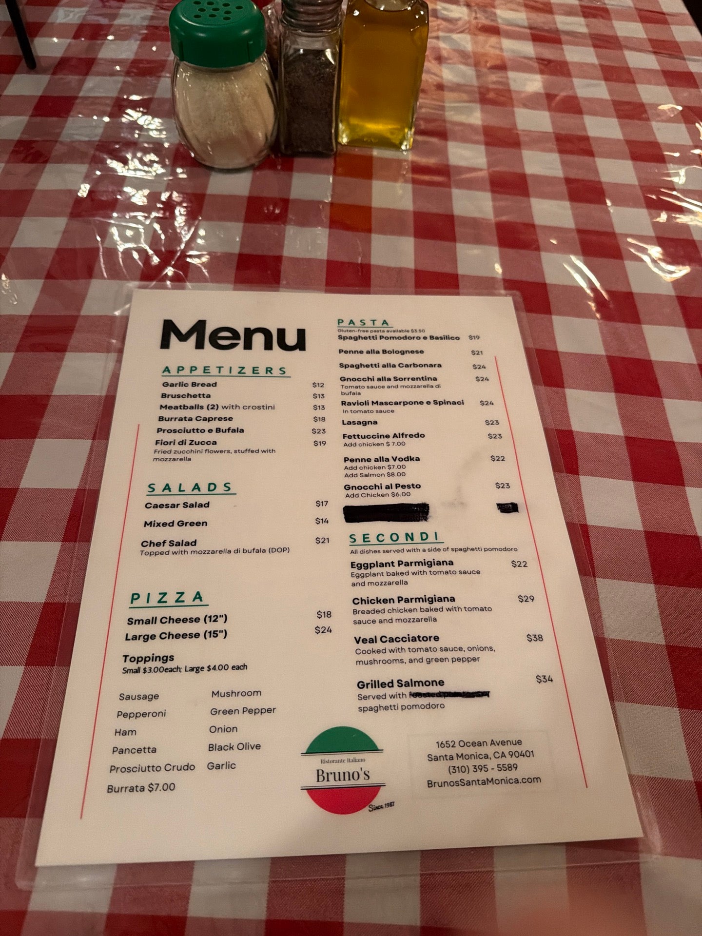 Bruno's Italian Restaurant italian restaurant in Santa Monica