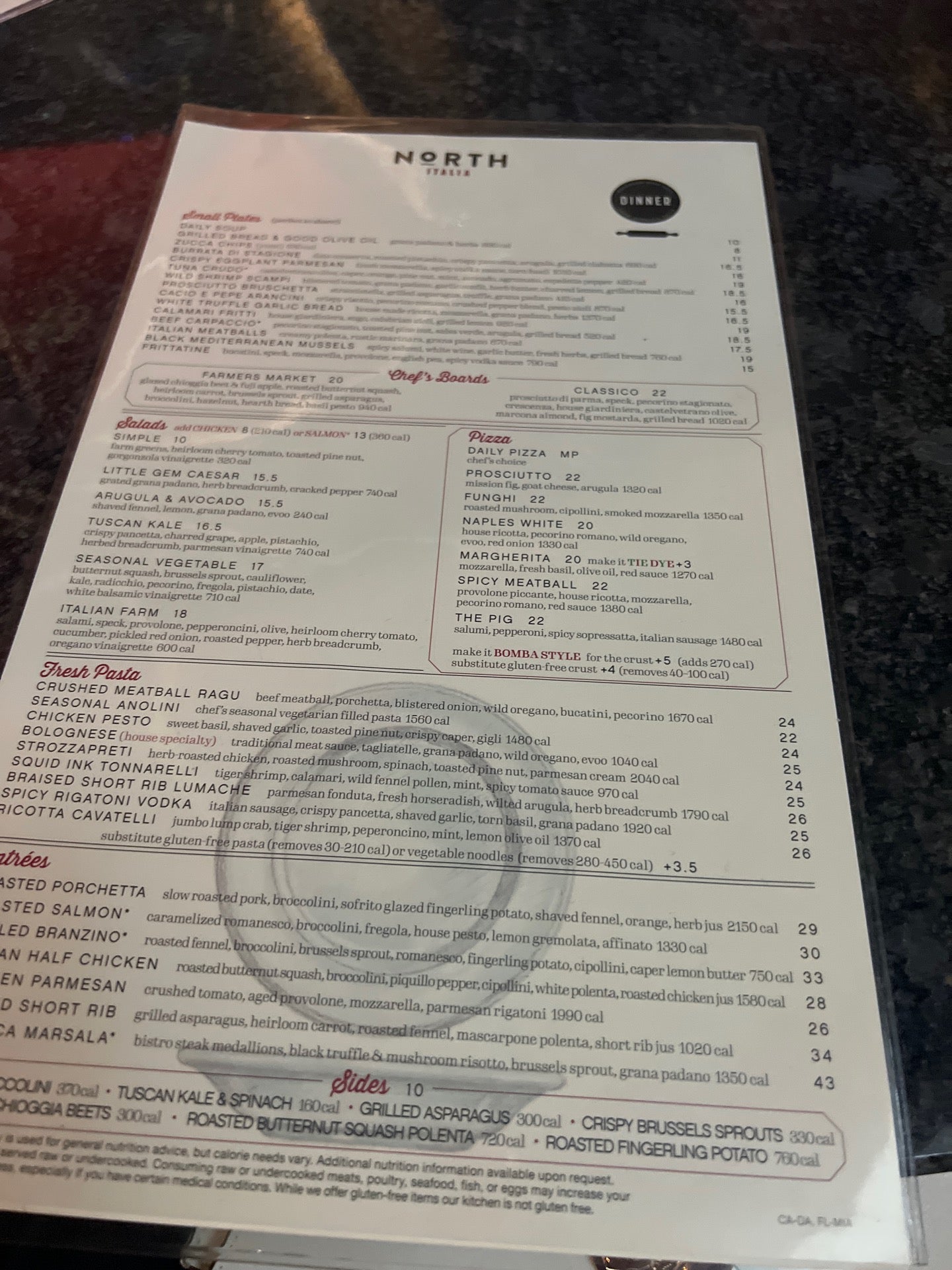 North Italia restaurant in Miami