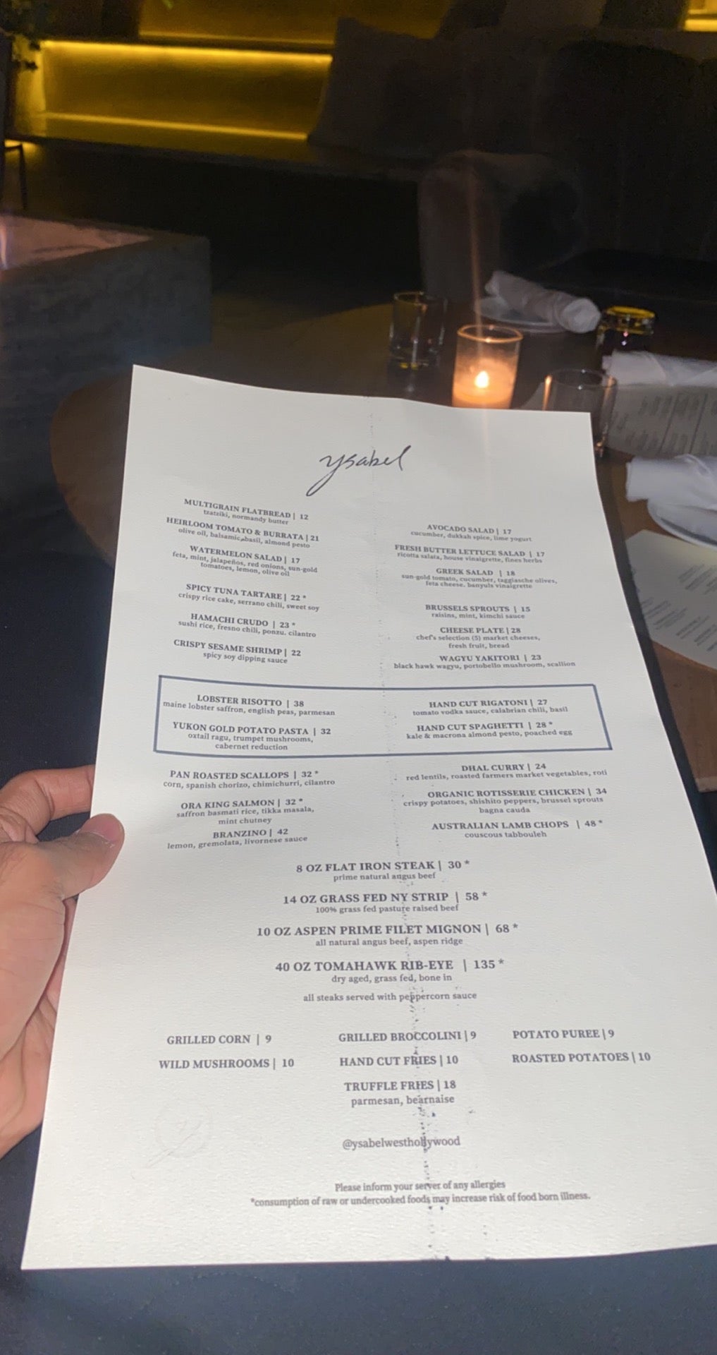 Ysabel restaurant in West Hollywood