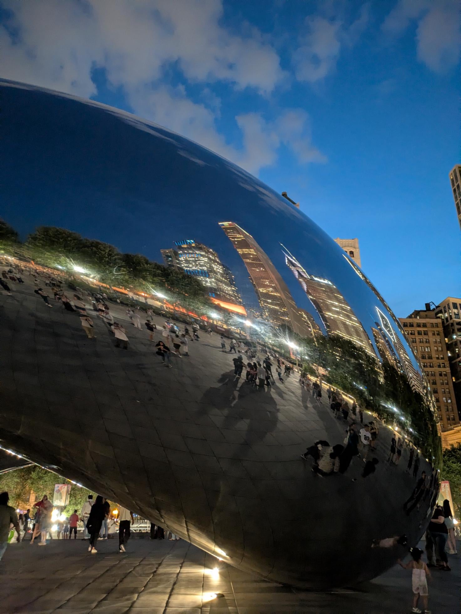 Cloud Gate en Chicago, Estados Unidos